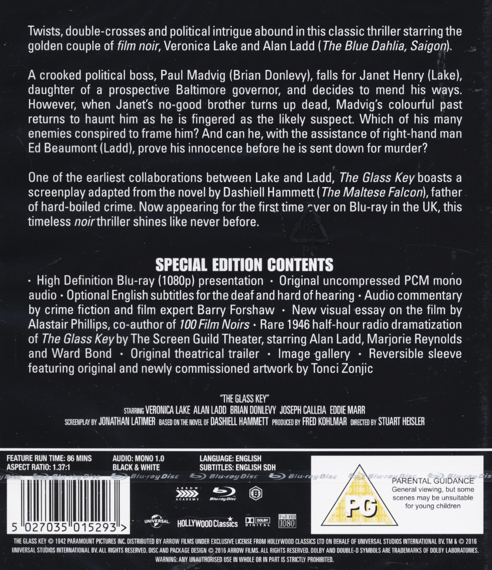 Glass Key (ej svensk text) (Blu-ray) - 2