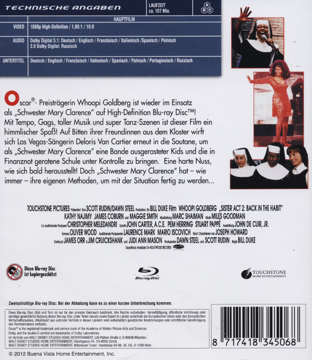 Sister Act 2 (ej svensk text) (Blu-ray) - 2
