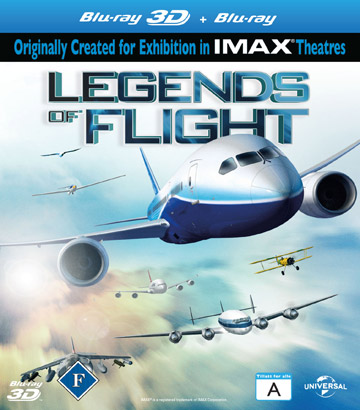 Legends of Flight (Real 3D + Blu-ray)