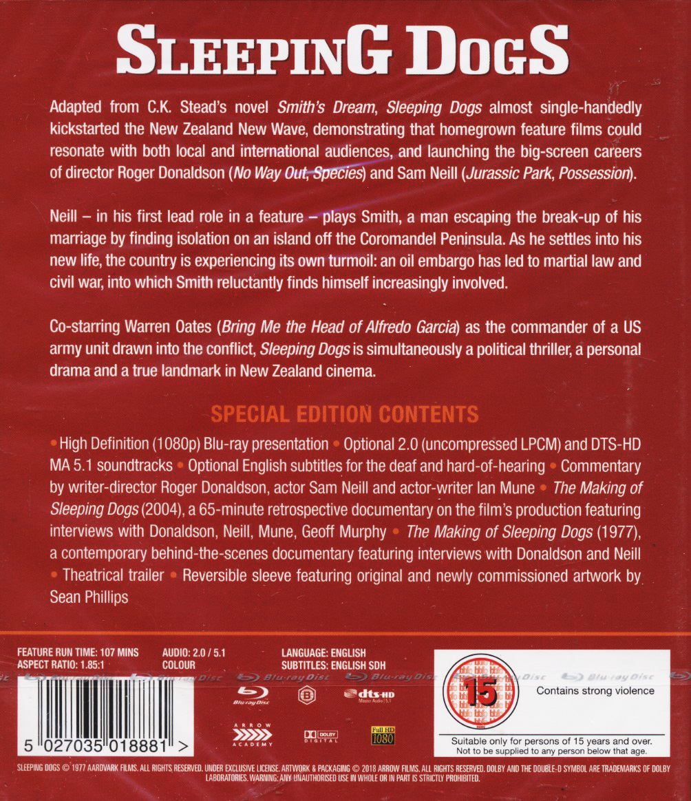 Sleeping Dogs Blu-ray