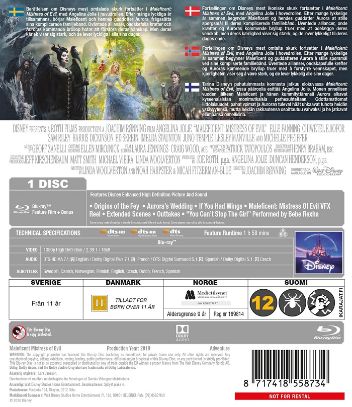 Maleficent 2 - Ondskans Härskarinna (Blu-ray) - 2