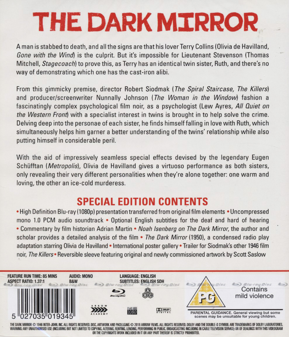Dark Mirror (ej svensk text) (Blu-ray) - 2