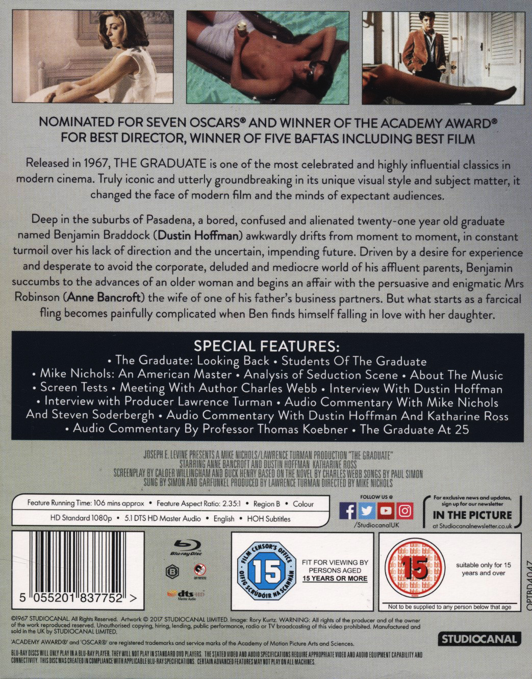Graduate (ej svensk text) (Blu-ray) - 2