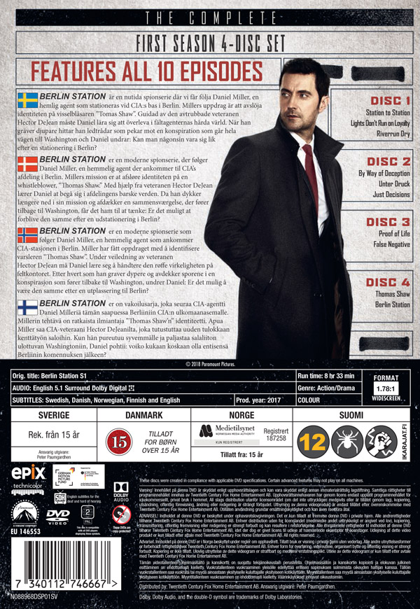 Berlin Station - Säsong 1 - 2