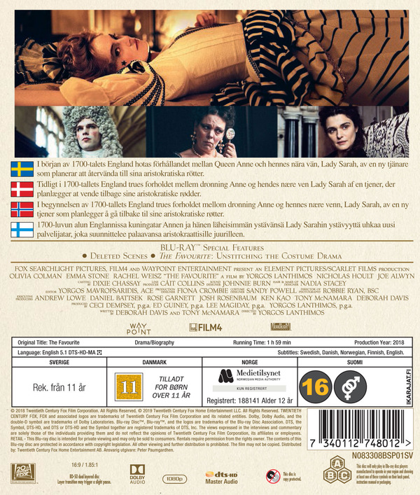 The Favourite (Blu-ray) - 2