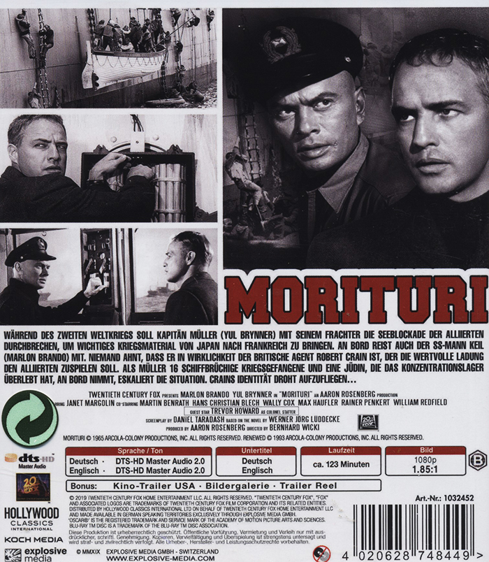 Morituri (ej svensk text) (Blu-ray) - 2