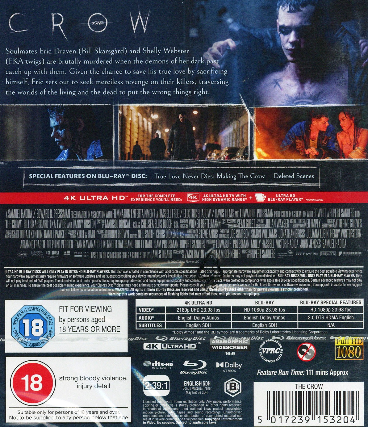 The Crow (2024) (ej svensk text) (4K Ultra HD + Blu-ray) - 2