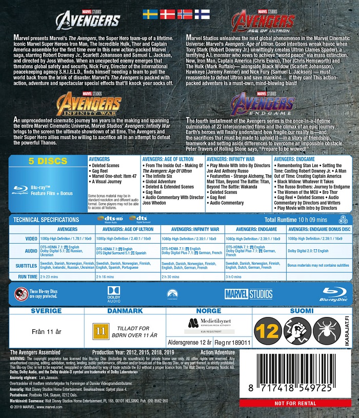 Avengers 1-4 (Blu-ray) - 2