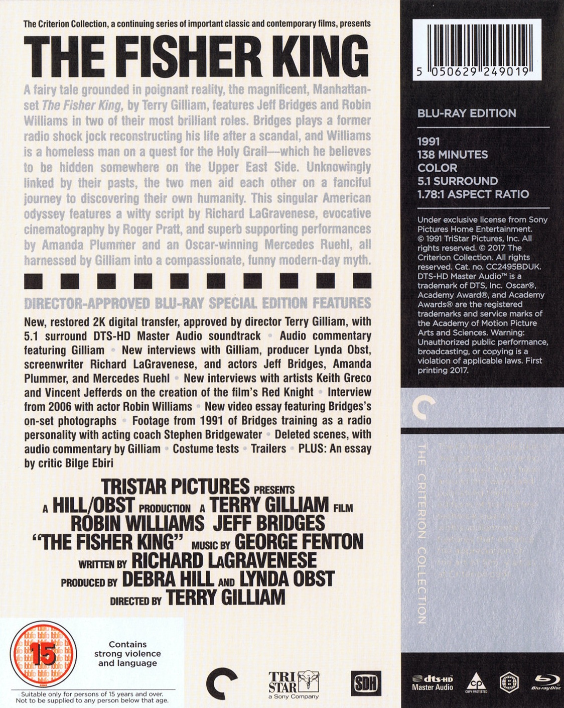Fisher King (Criterion Collection) (ej svensk text) (Blu-ray) - 2