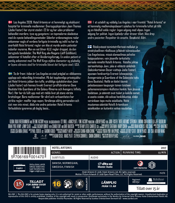Hotel Artemis (Blu-ray) - 2