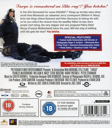 Fargo (ej svensk text) (Blu-ray) - 2