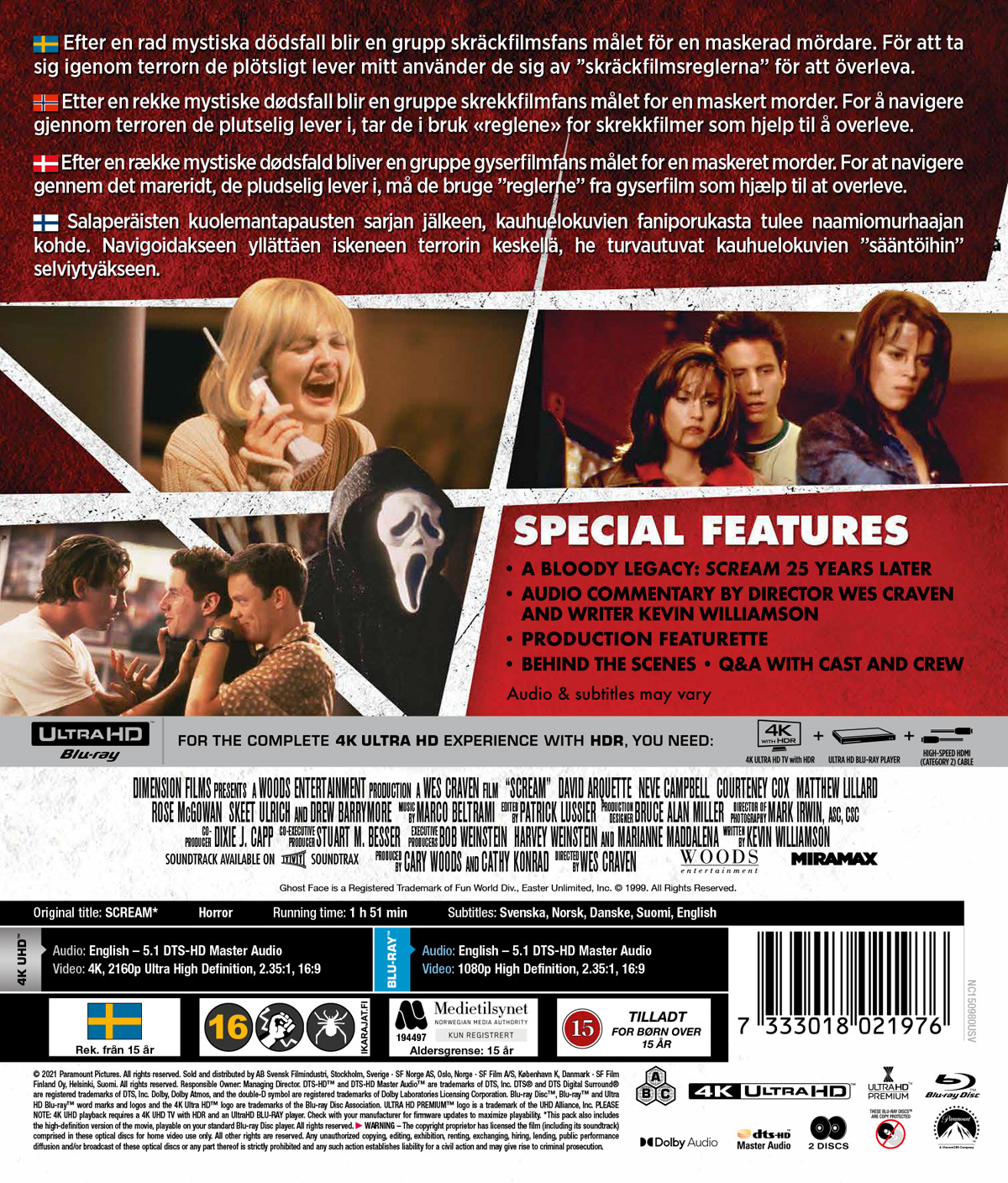Scream (4K Ultra HD + Blu-ray) - 2
