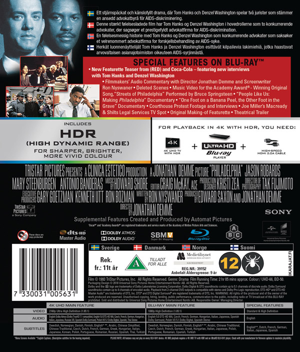 Philadelphia (4K Ultra HD Blu-ray) - 2