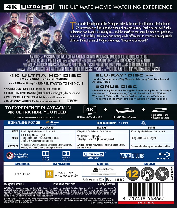Avengers: Endgame (4K Ultra Blu-ray) - 2