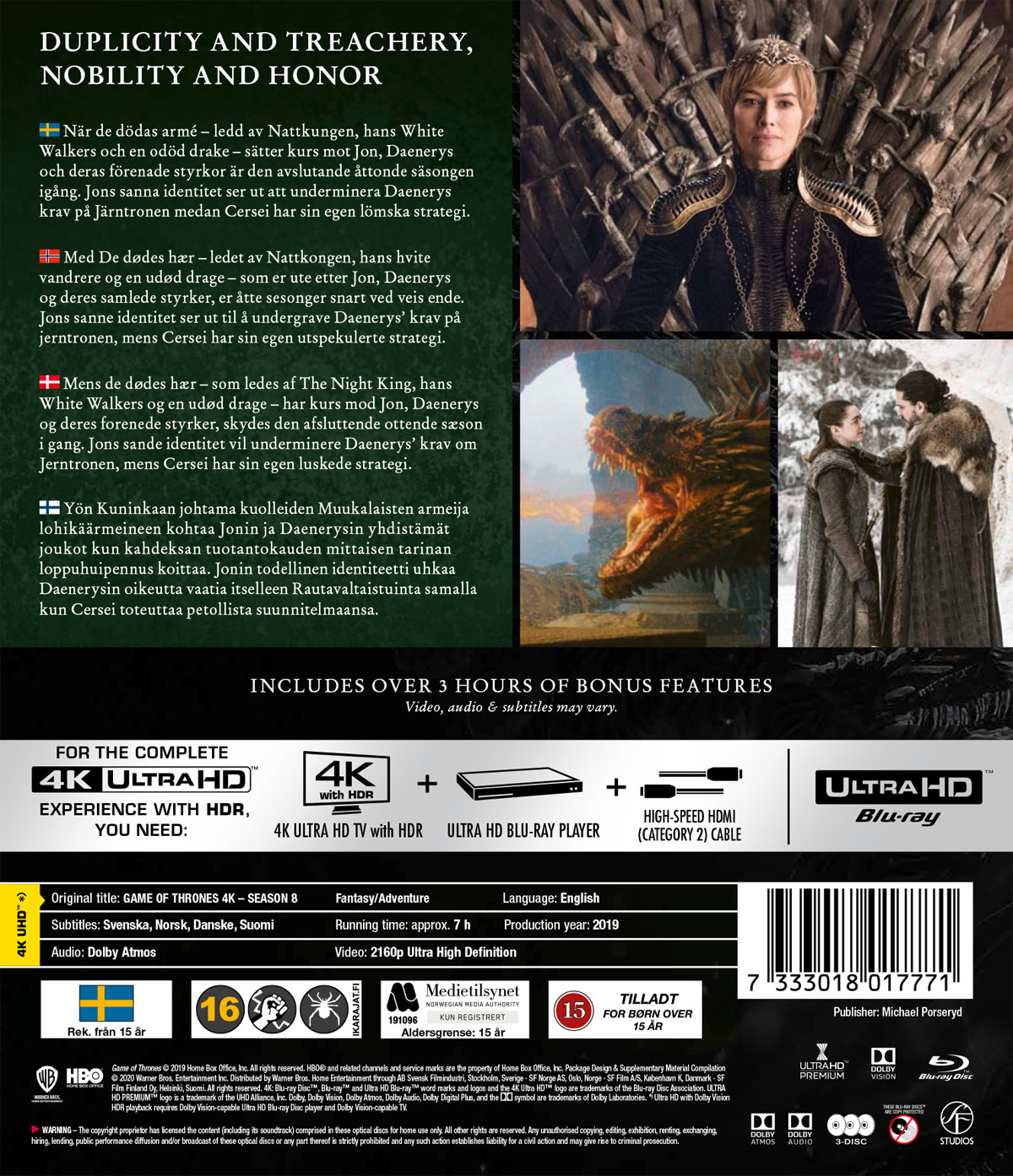 Game of Thrones - Säsong 8 (4K Ultra HD) - 2