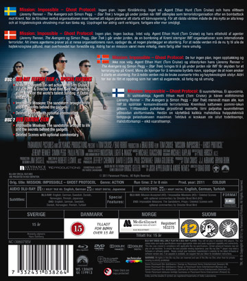 Mission: Impossible - Ghost Protocol (Blu-ray + DVD) - 2