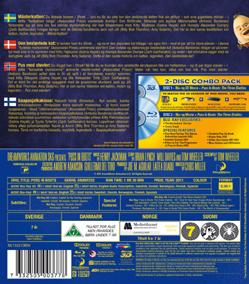 Puss In Boots (Real 3D + Blu-ray) - 2