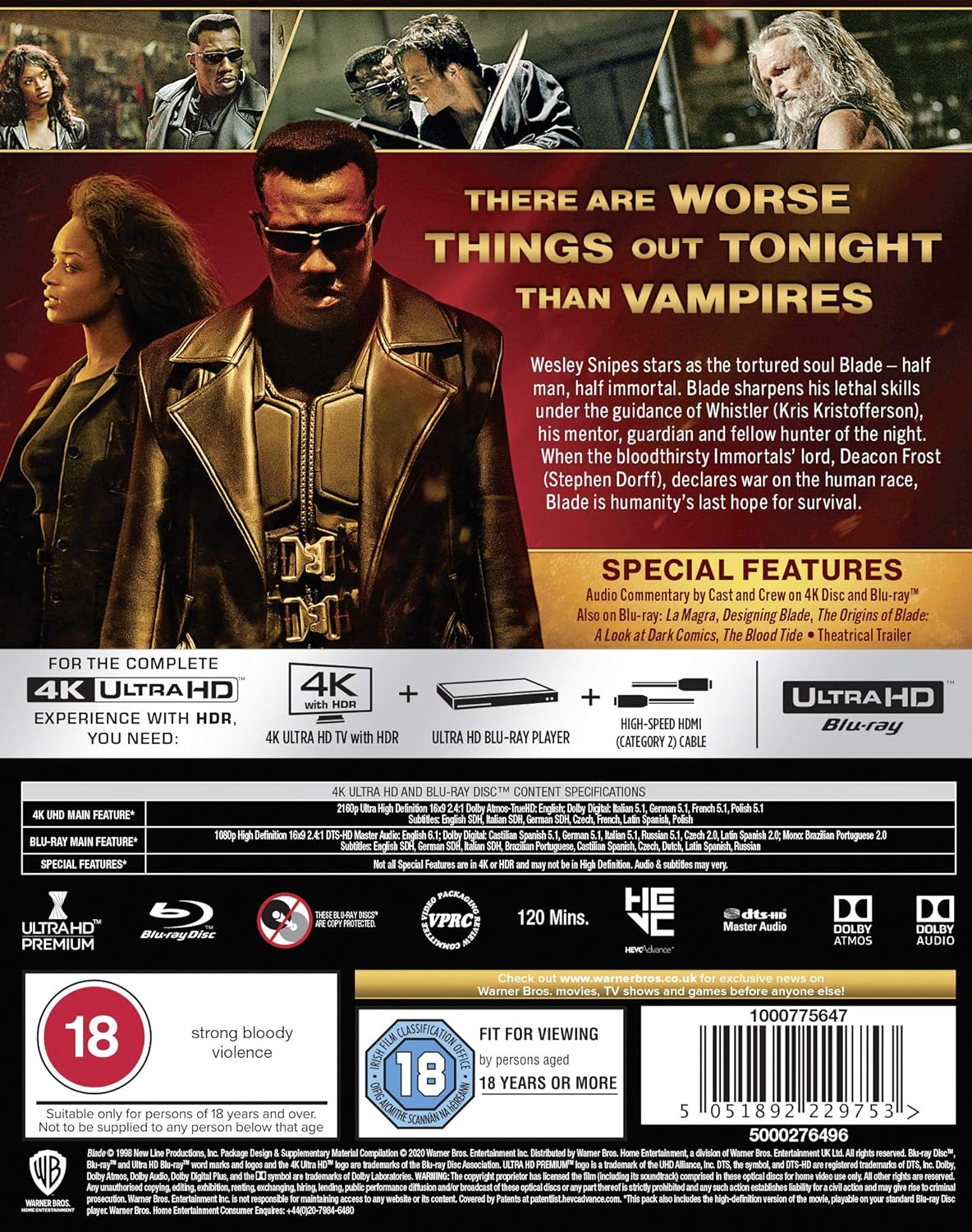Blade (ej svensk text) (4K Ultra HD + Blu-ray)  - 2