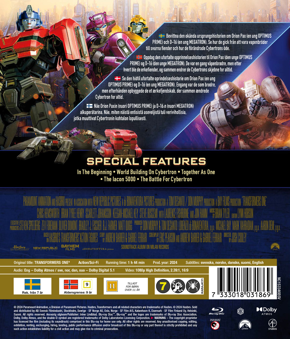 Transformers One (Blu-ray) - 2