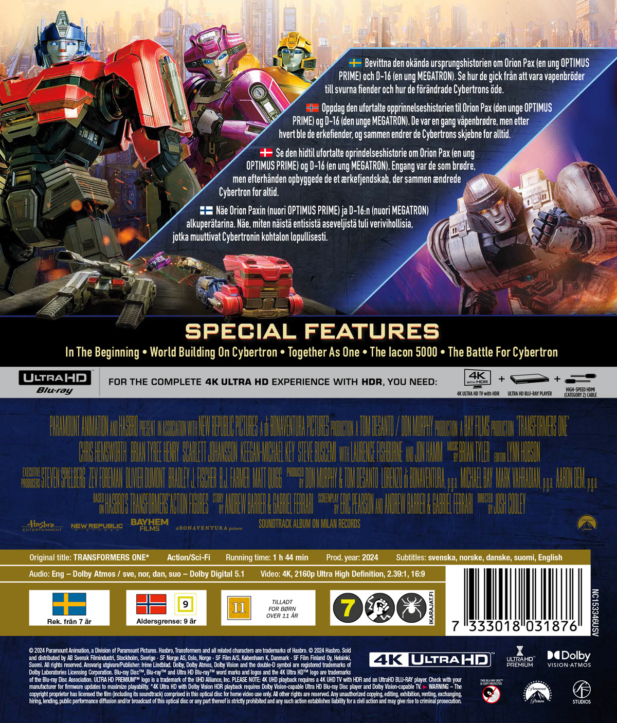 Transformers One (4K Ultra HD) - 2