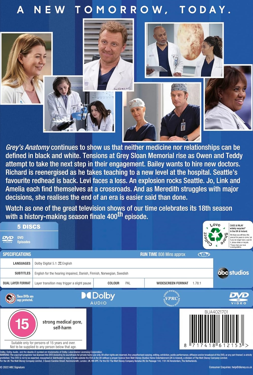 Grey's Anatomy - Säsong 18 - 2