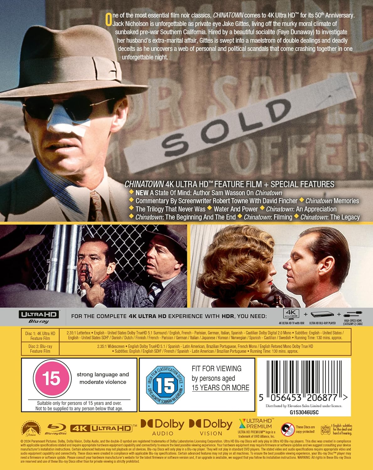 Chinatown (Limited Edition) (4K Ultra HD + Blu-ray) - 2