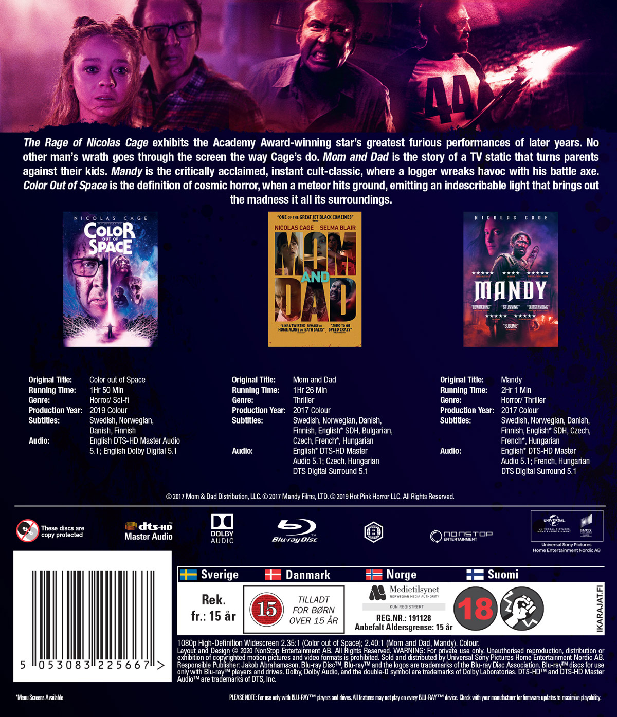 The Rage of Nicolas Cage Collection (Blu-ray) - 2