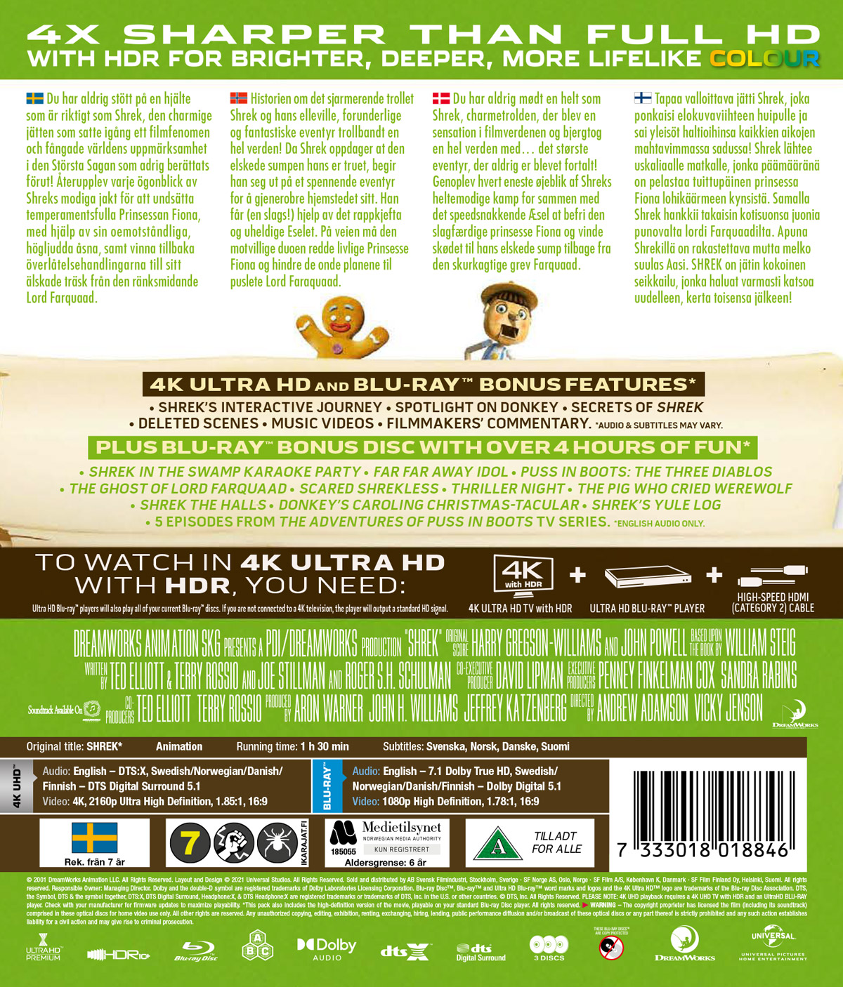 Shrek (4K Ultra HD Blu-ray + Blu-ray) - 2