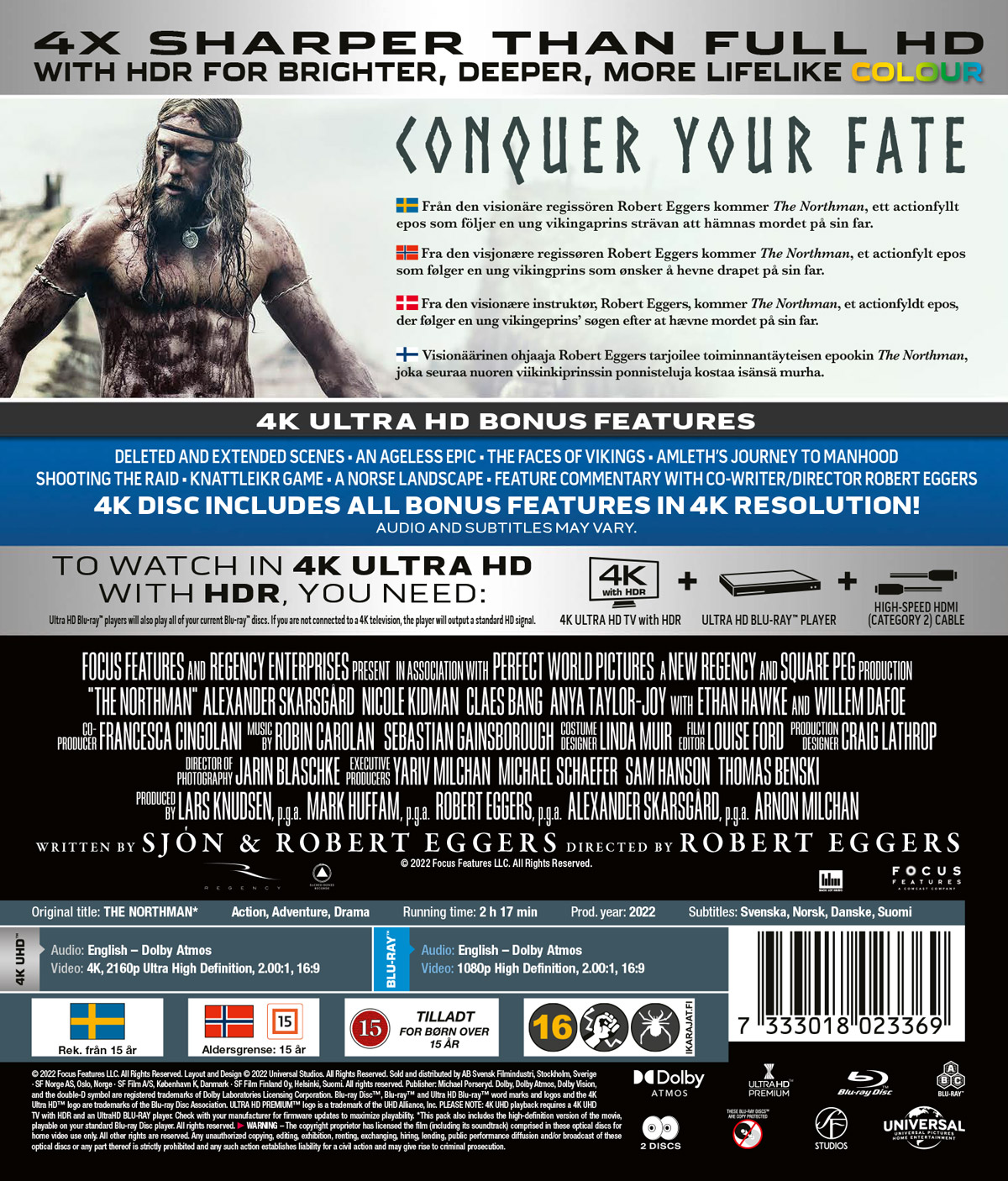 The Northman (4K Ultra HD + Blu-ray) - 2