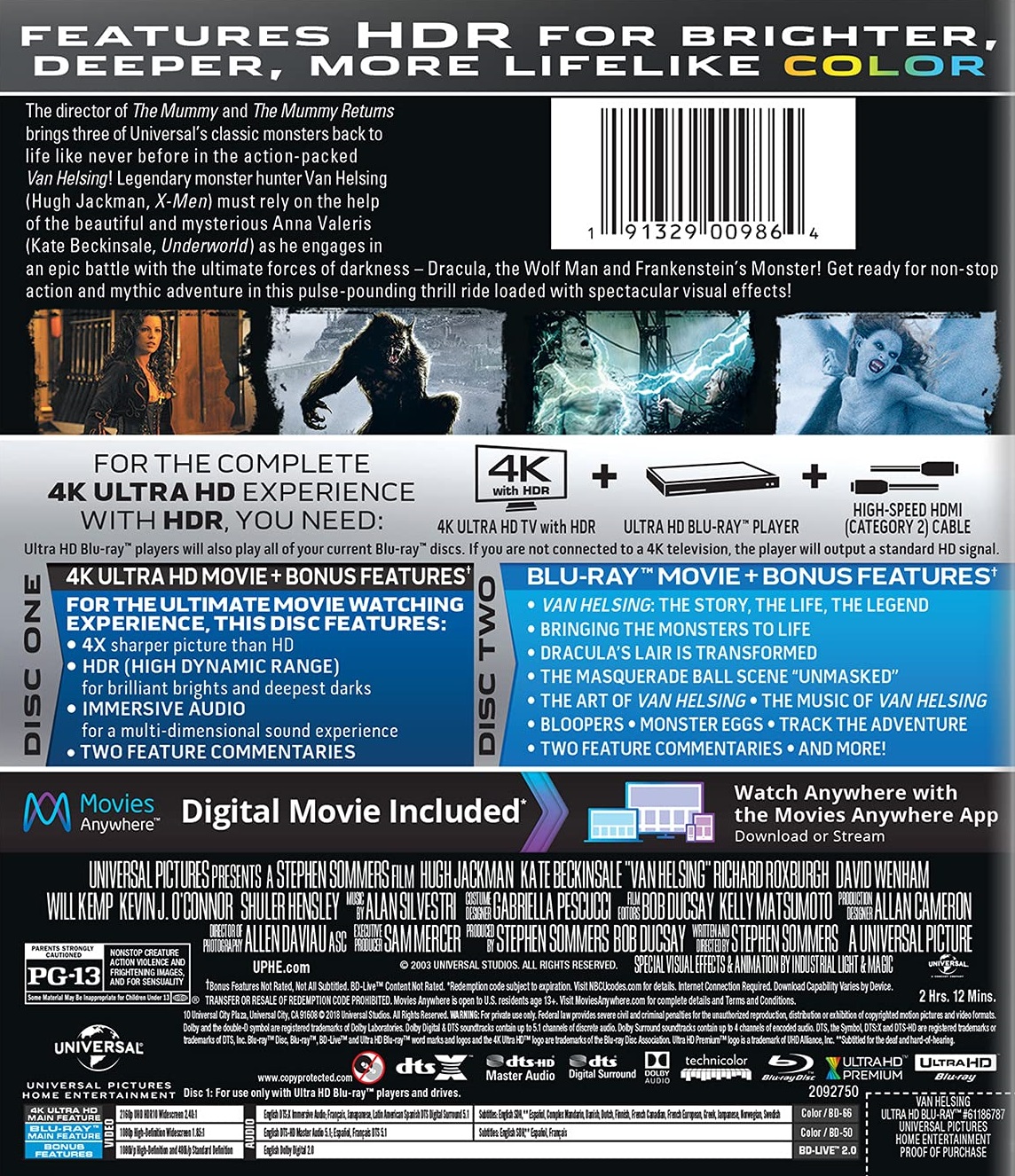 Van Helsing (4K Ultra HD + Blu-ray) - 2