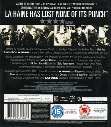 La Haine (ej svensk text) (Blu-ray) - 2