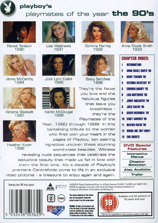 Playboy - Playmate of the Year: the 90's (ej svensk text) - 2