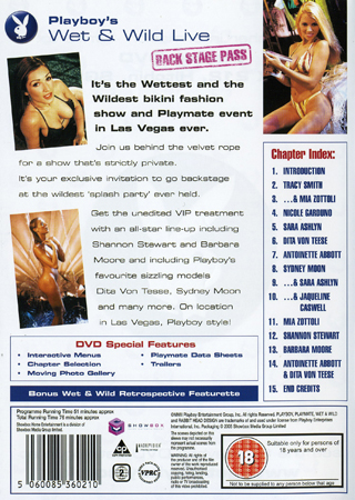 Playboy - Wet & Wild Live: Backstage Pass (ej svensk text) - 2