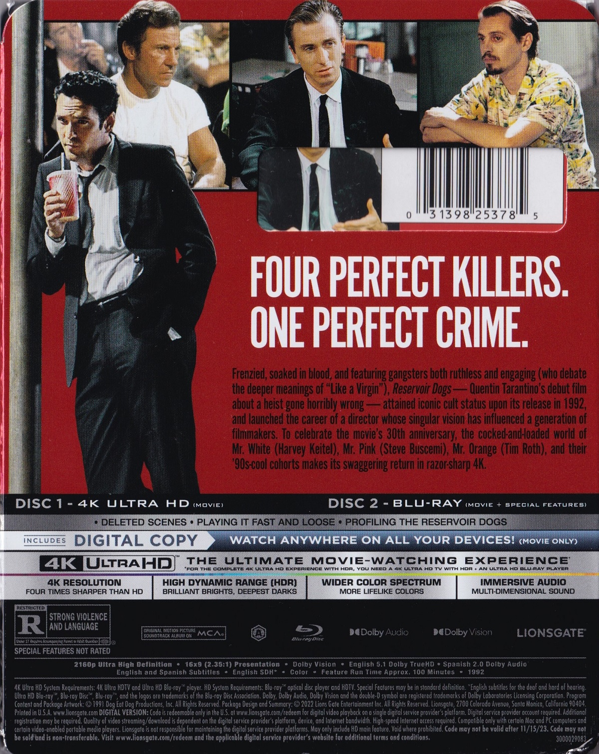 Reservoir Dogs (ej svensk text) (4K Ultra HD + Blu-ray) - 2