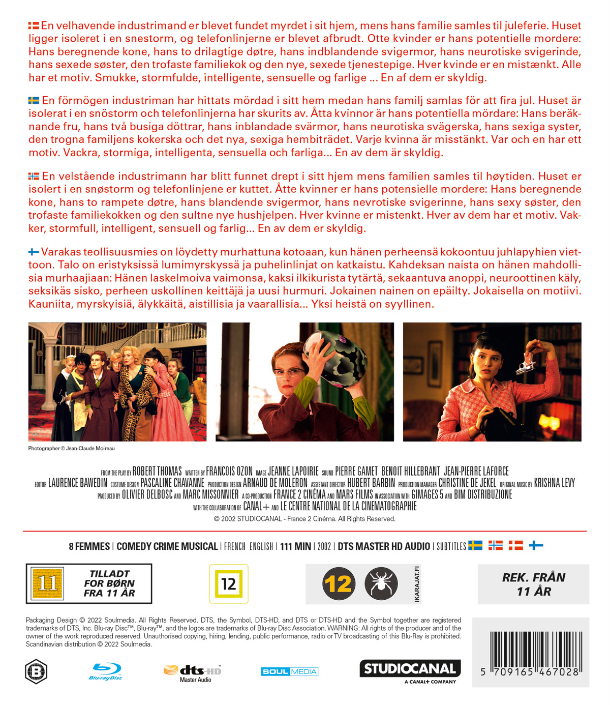 8 Kvinnor (Blu-ray) - 2