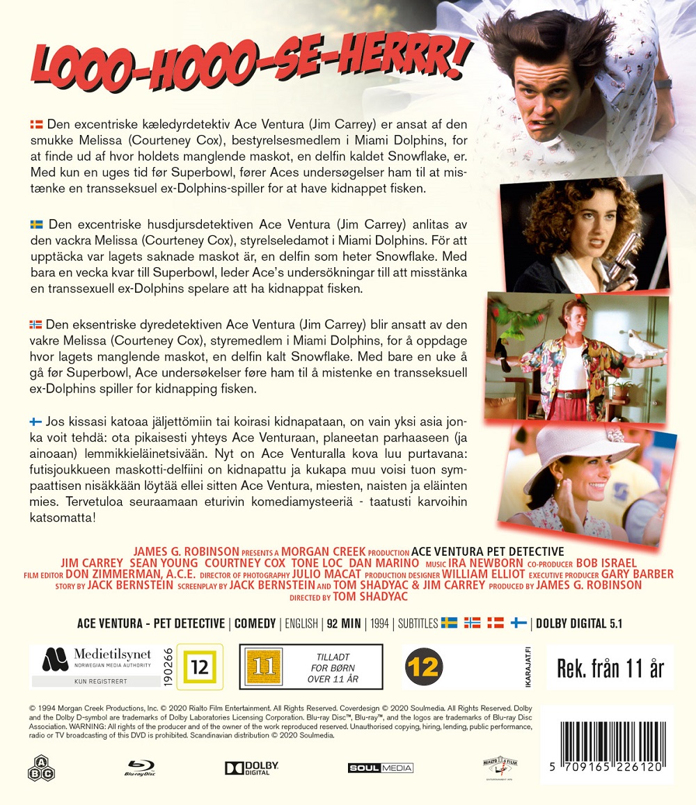 Ace Ventura - Den Galopperande Detektiven (Blu-ray) - 2