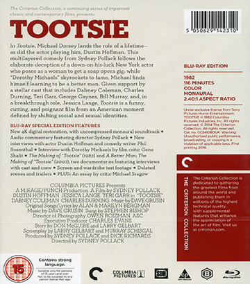 Tootsie (Criterion Collection) (ej svensk text) (Blu-ray) - 2
