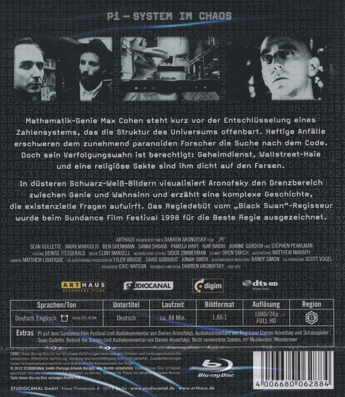 Pi (ej svensk text) (Blu-ray) - 2