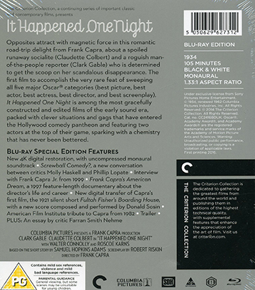 It Happened One Night (Criterion Collection) (ej svensk text) (Blu-ray) - 2