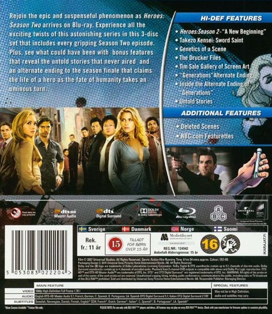 Heroes - Säsong 2 (Blu-ray) - 2