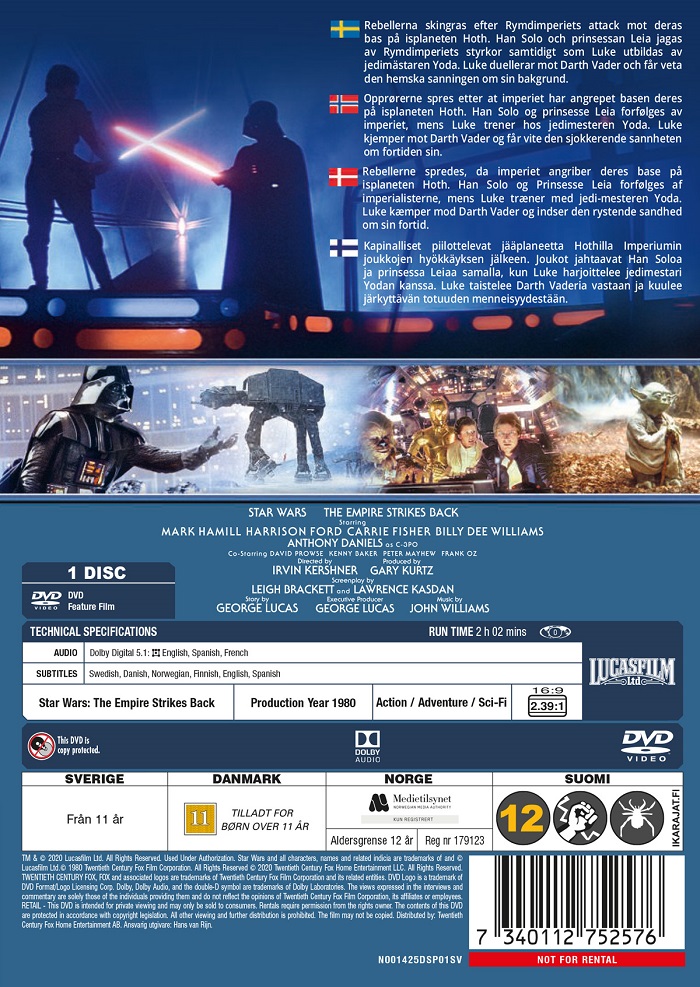 Star Wars V - The Empire Strikes Back (New Line Look) - 2