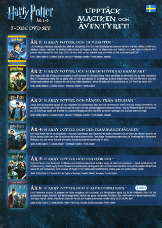 Harry Potter 1-6 Box (7-disc) - 2