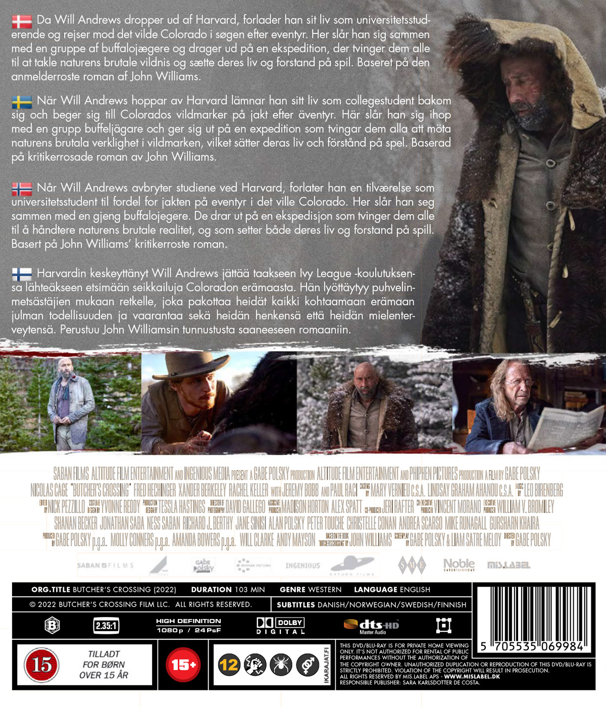 Butcher's Crossing (Blu-ray) - 2