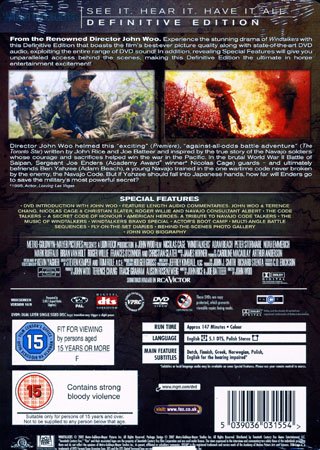 Windtalkers - Definitive Edition (Steelbook) (2-disc) (ej svensk text) - 2