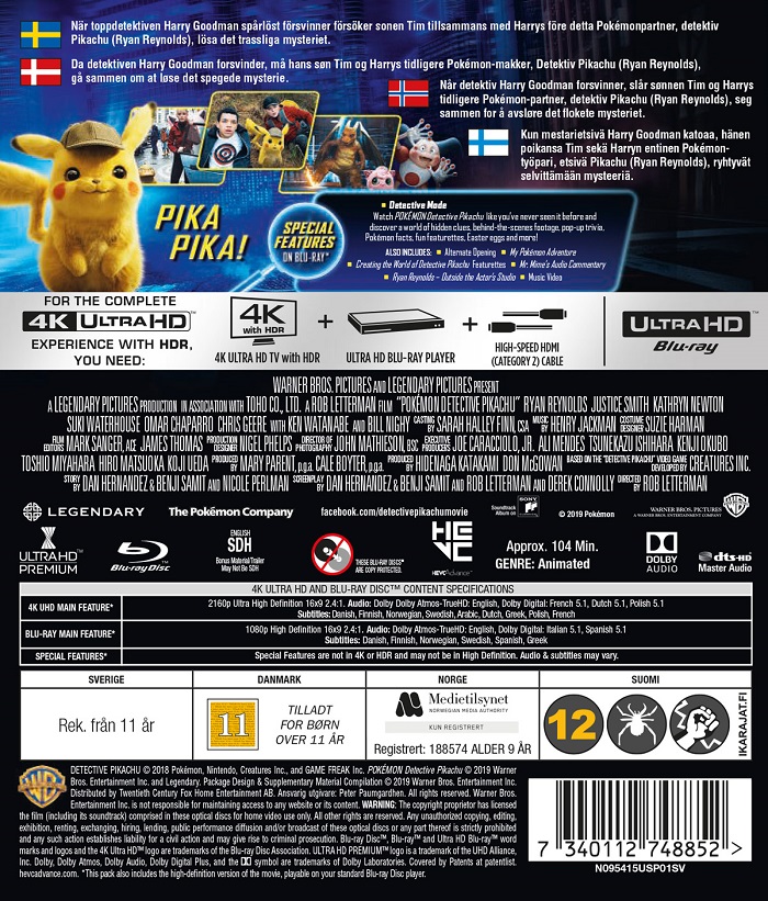 Pokémon Detective Pikachu (4K Ultra Blu-ray) - 2