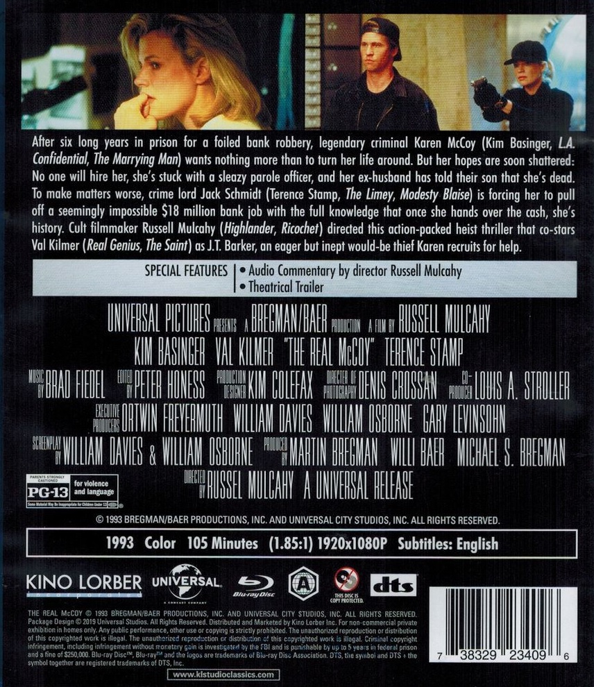 The Real McCoy (ej svensk text) (Blu-ray) (OBS! Region A) - 2