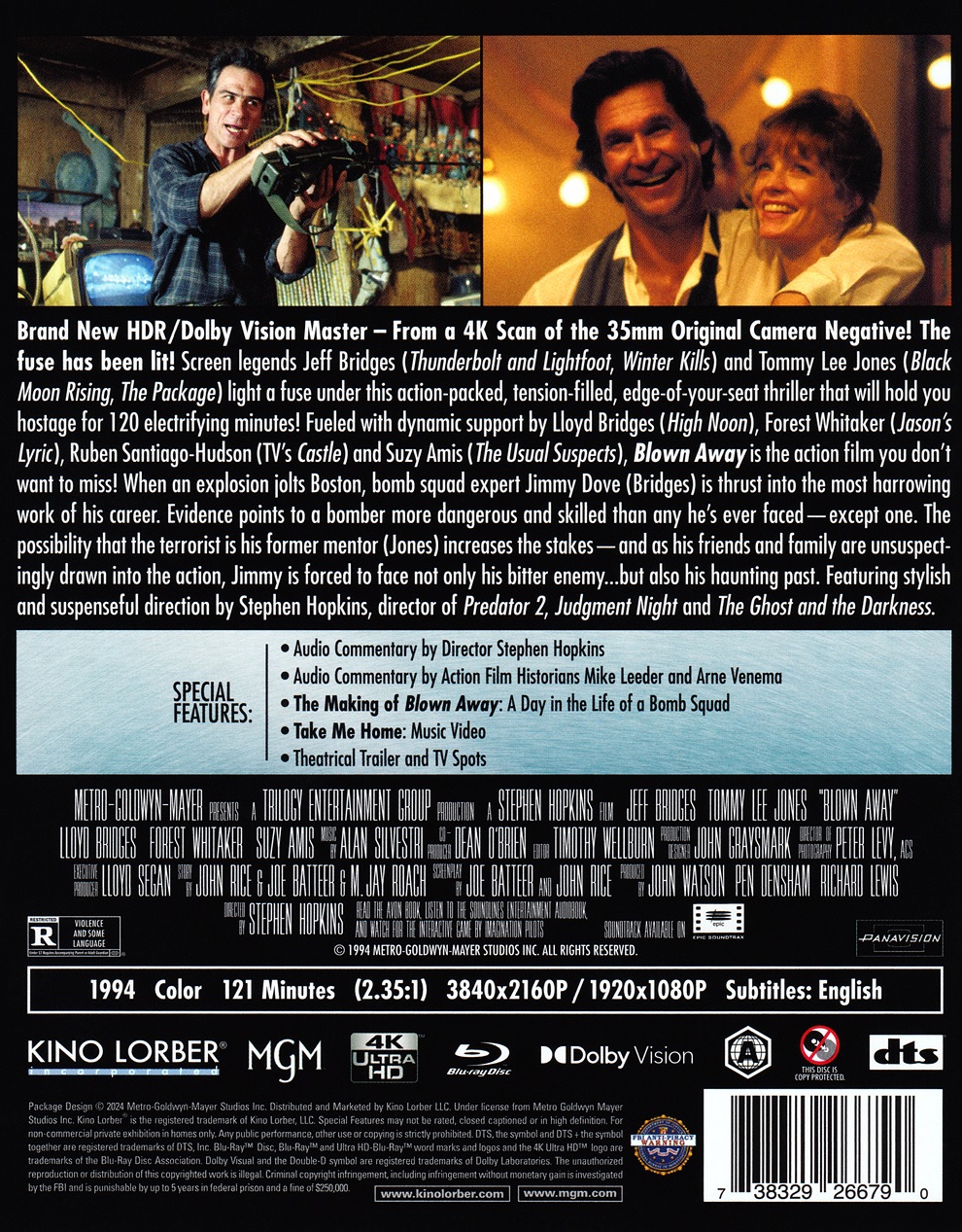 Blown Away (ej svensk text) (4K Ultra HD + Blu-ray) - 2
