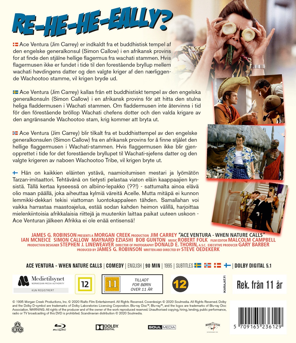 Ace Ventura - Den Galopperande Detektiven Rider Igen (Blu-ray) - 2