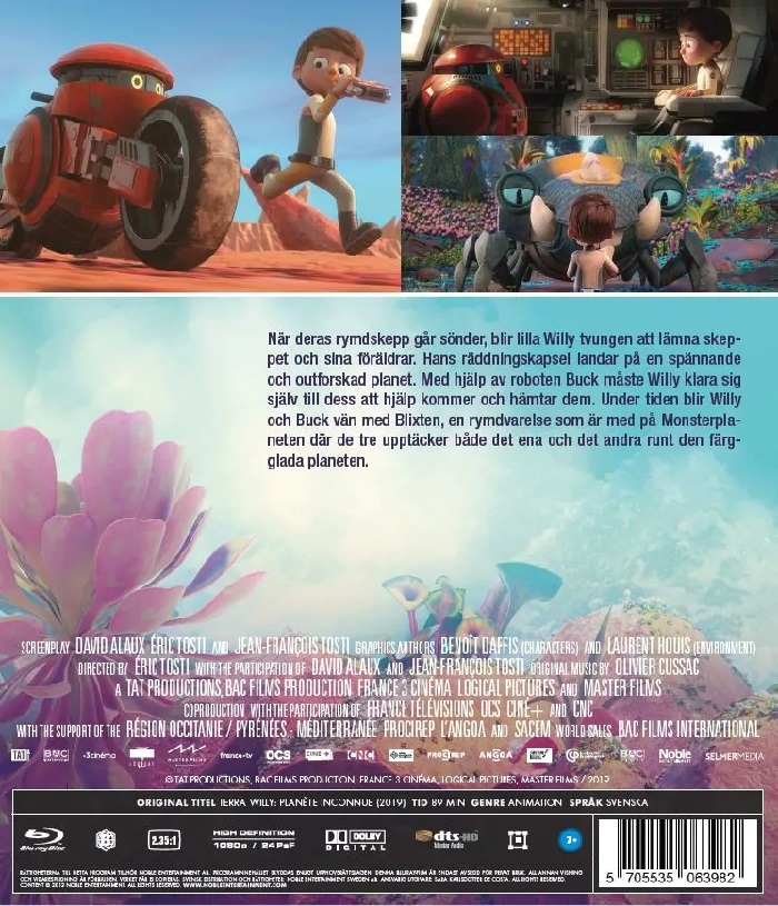 Willy & Monsterplaneten (Blu-ray) - 2