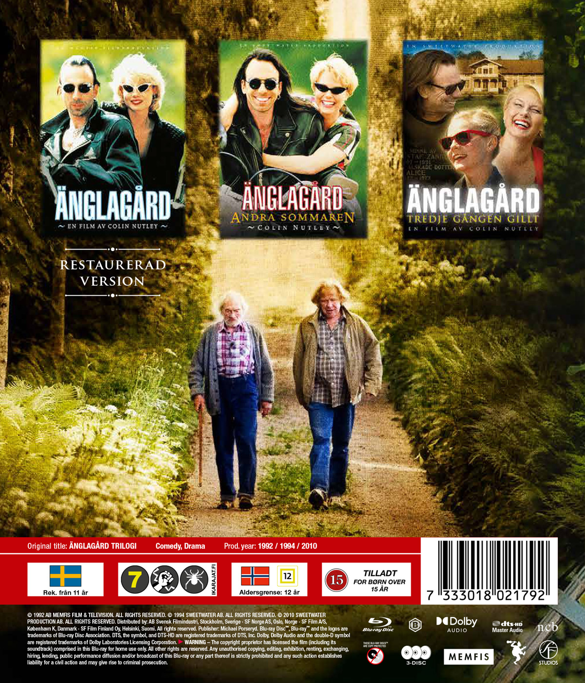 Änglagård 1-3 Samlingsbox (3-disc) (Blu-ray) - 2